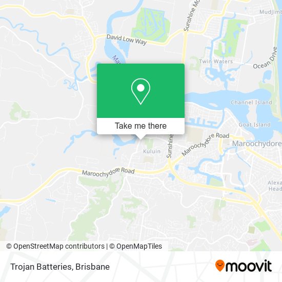 Trojan Batteries map