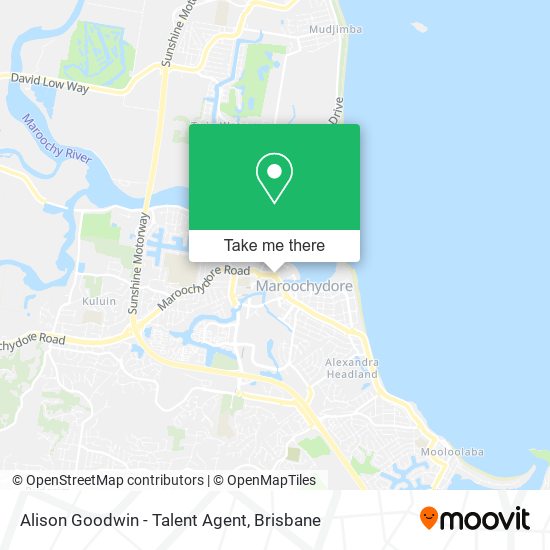 Alison Goodwin - Talent Agent map