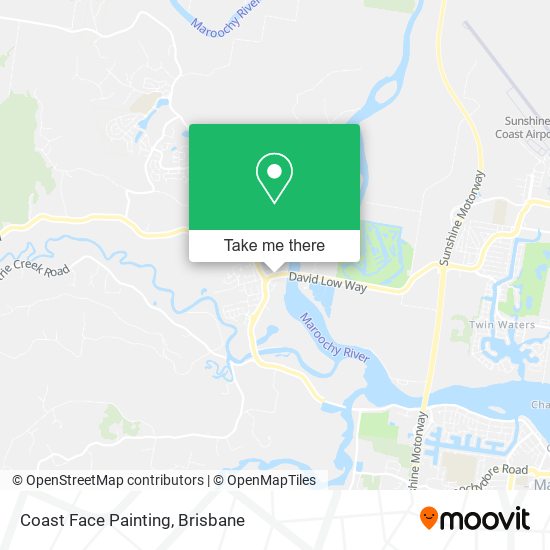 Coast Face Painting map