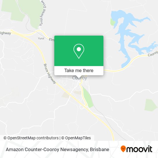 Amazon Counter-Cooroy Newsagency map