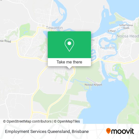Employment Services Queensland map