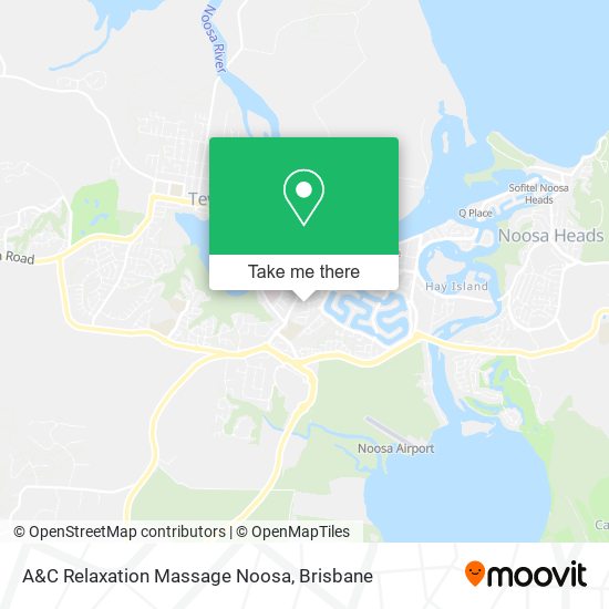 A&C Relaxation Massage Noosa map