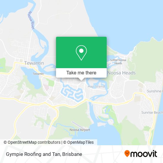 Gympie Roofing and Tan map