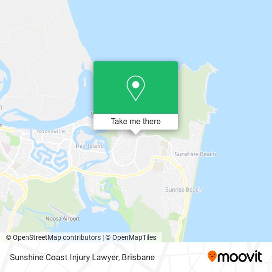 Sunshine Coast Injury Lawyer map