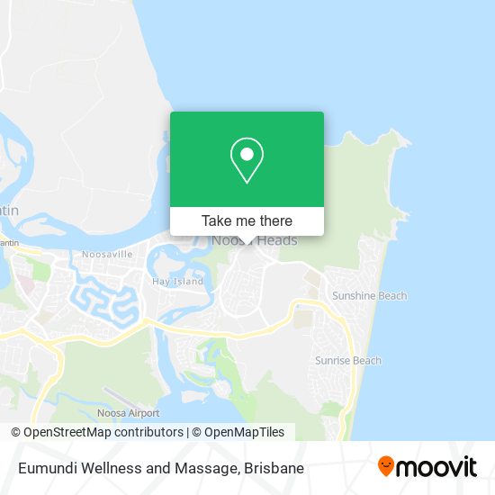 Eumundi Wellness and Massage map