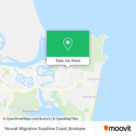 Nowak Migration Sunshine Coast map