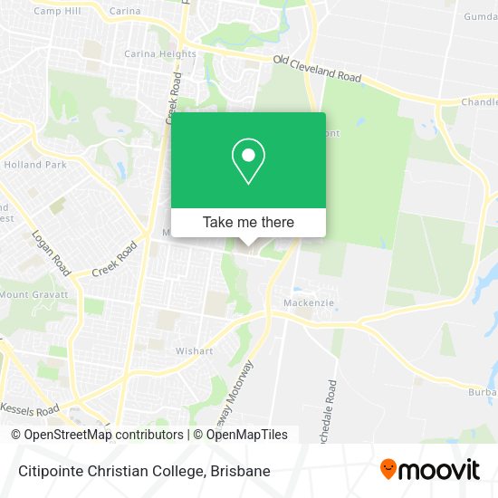 Citipointe Christian College map