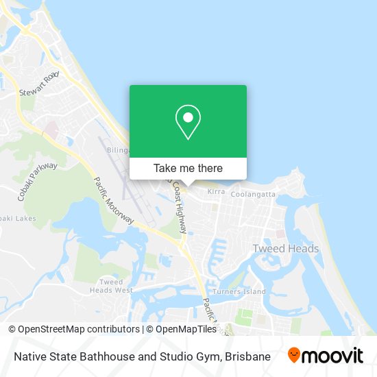 Native State Bathhouse and Studio Gym map