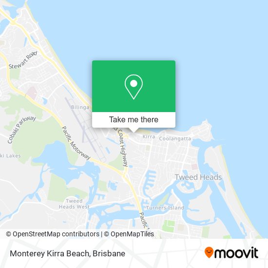 Monterey Kirra Beach map
