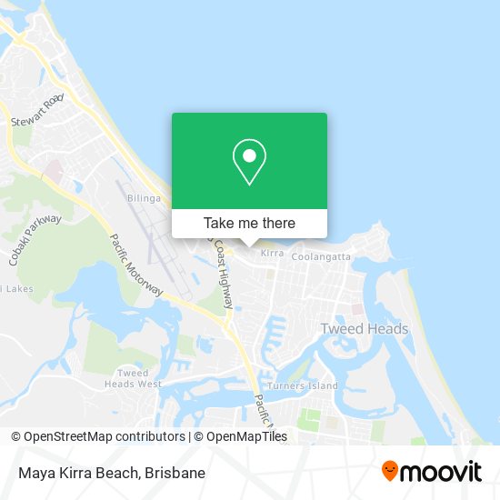Maya Kirra Beach map
