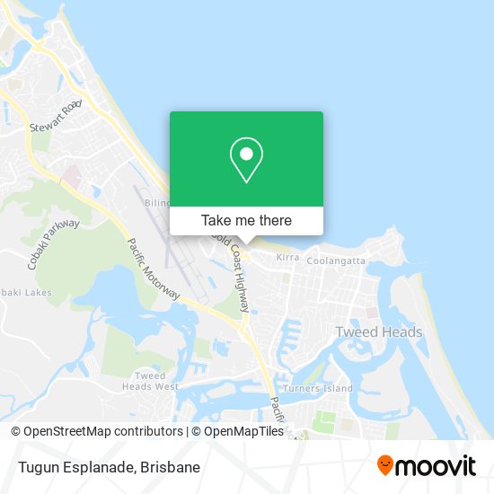 Tugun Esplanade map