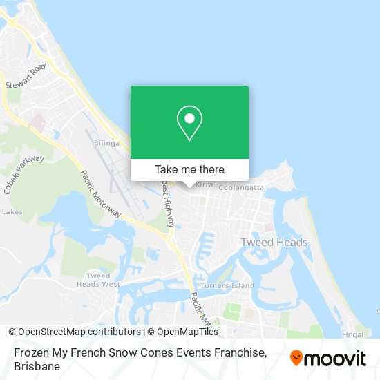Frozen My French Snow Cones Events Franchise map