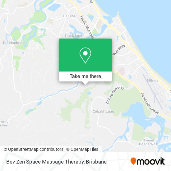 Bev Zen Space Massage Therapy map