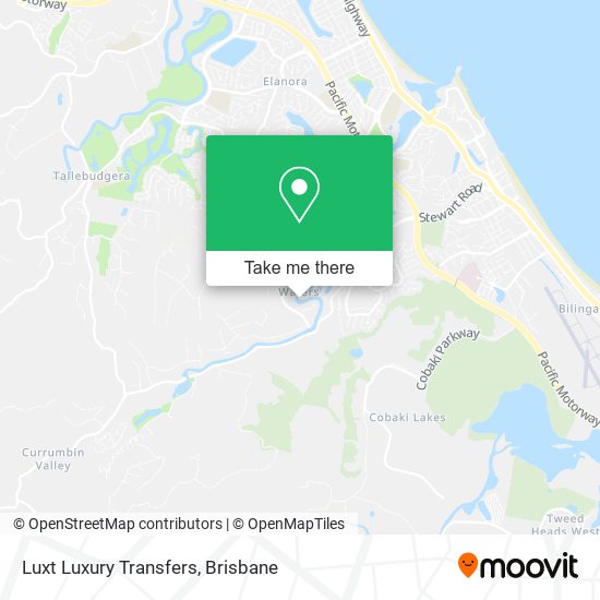 Luxt Luxury Transfers map