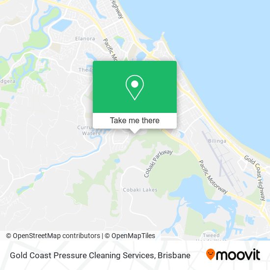 Gold Coast Pressure Cleaning Services map