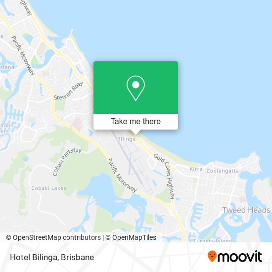 Hotel Bilinga map