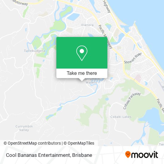 Cool Bananas Entertainment map