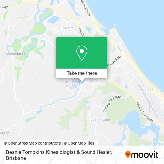 Beanie Tompkins Kinesiologist & Sound Healer map