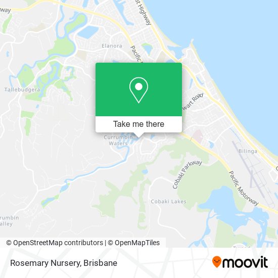 Rosemary Nursery map