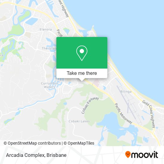 Arcadia Complex map
