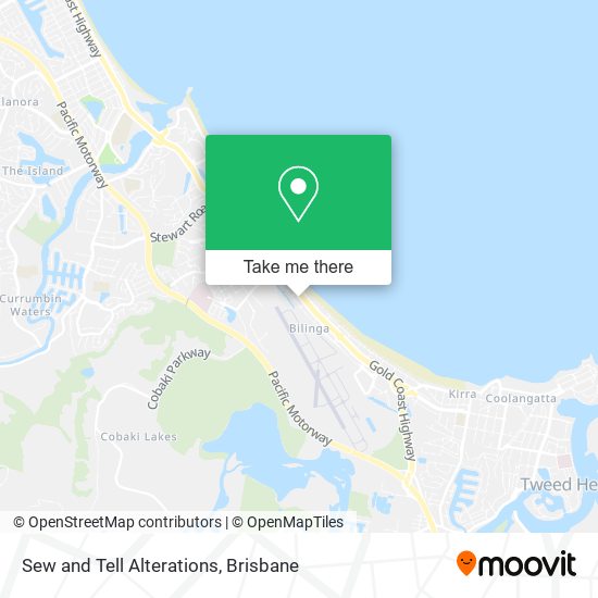 Sew and Tell Alterations map