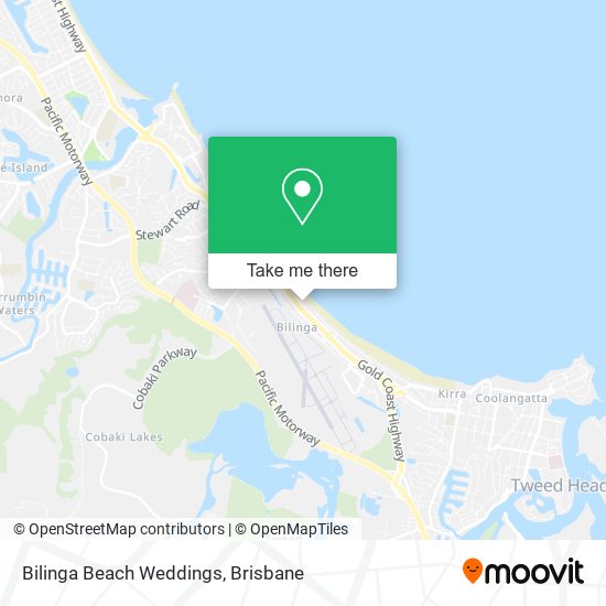 Bilinga Beach Weddings map