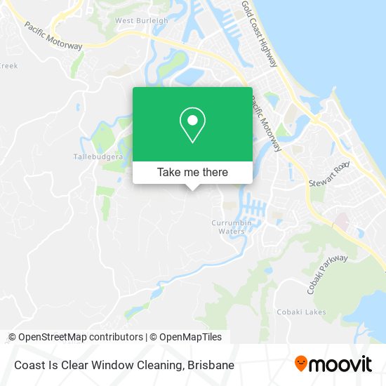 Coast Is Clear Window Cleaning map