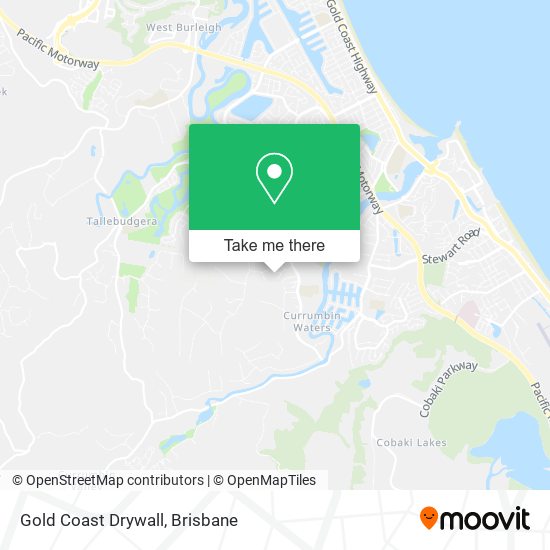 Mapa Gold Coast Drywall