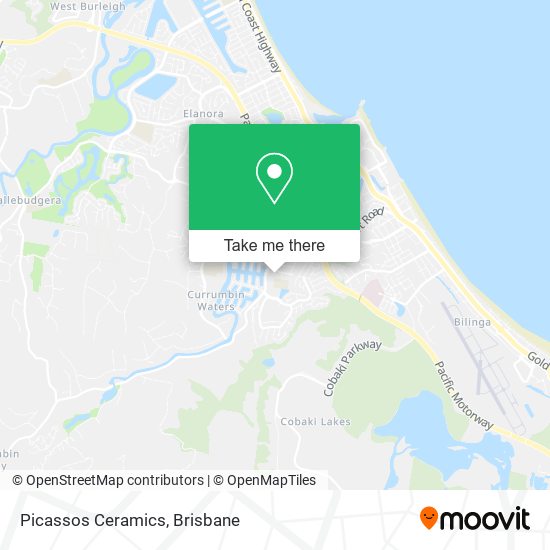 Picassos Ceramics map