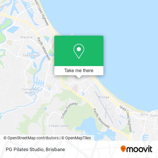 PG Pilates Studio map