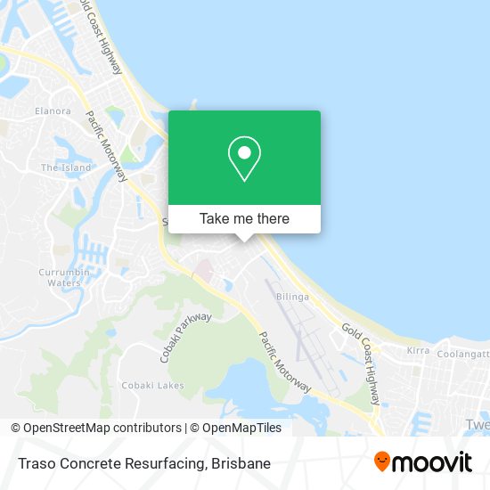 Traso Concrete Resurfacing map