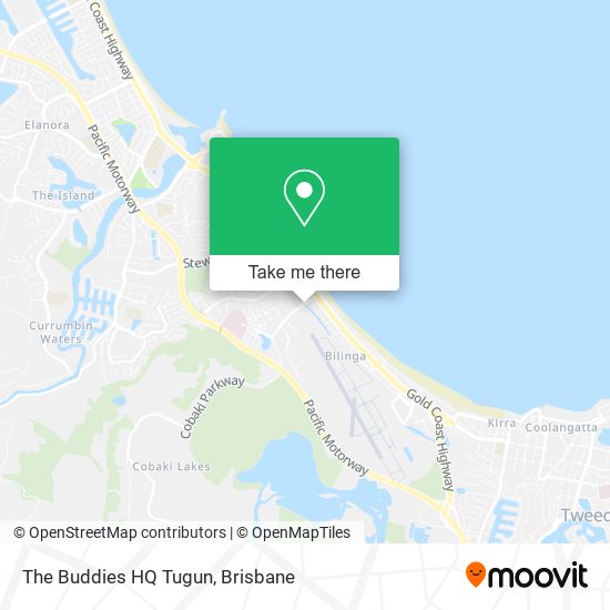 The Buddies HQ Tugun map