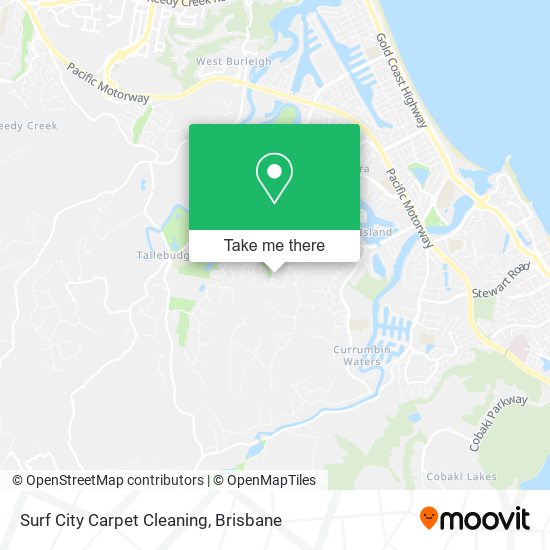 Mapa Surf City Carpet Cleaning