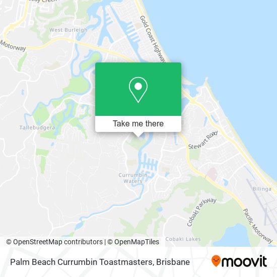 Palm Beach Currumbin Toastmasters map