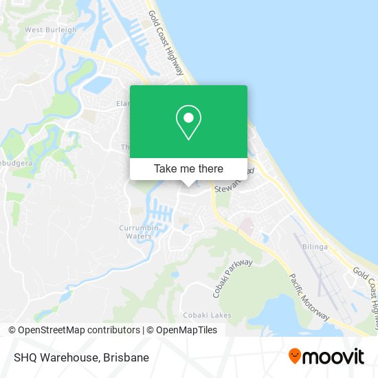 SHQ Warehouse map