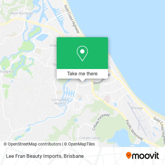 Lee Fran Beauty Imports map