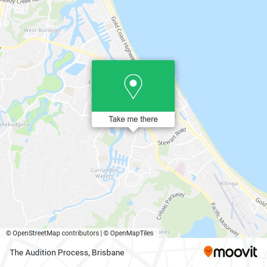 The Audition Process map
