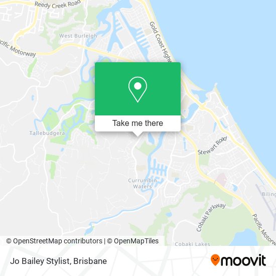 Jo Bailey Stylist map