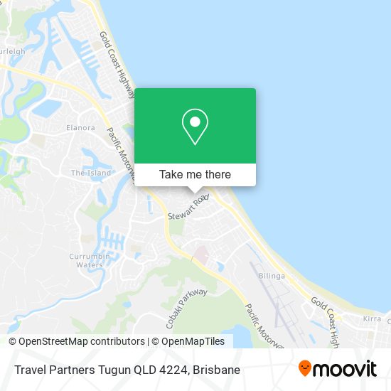 Travel Partners Tugun QLD 4224 map