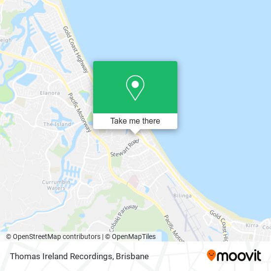 Thomas Ireland Recordings map