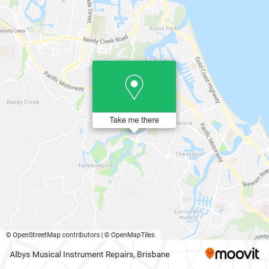 Albys Musical Instrument Repairs map