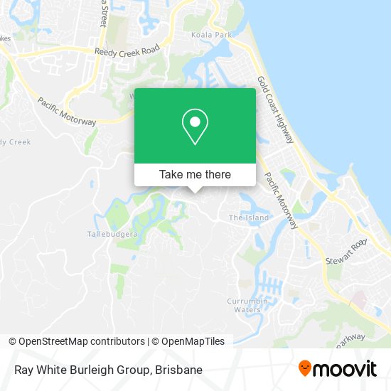 Ray White Burleigh Group map