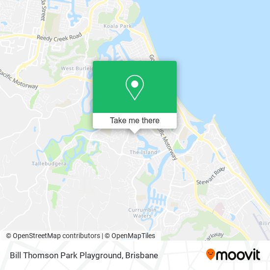 Mapa Bill Thomson Park Playground