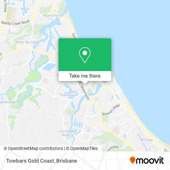 Towbars Gold Coast map