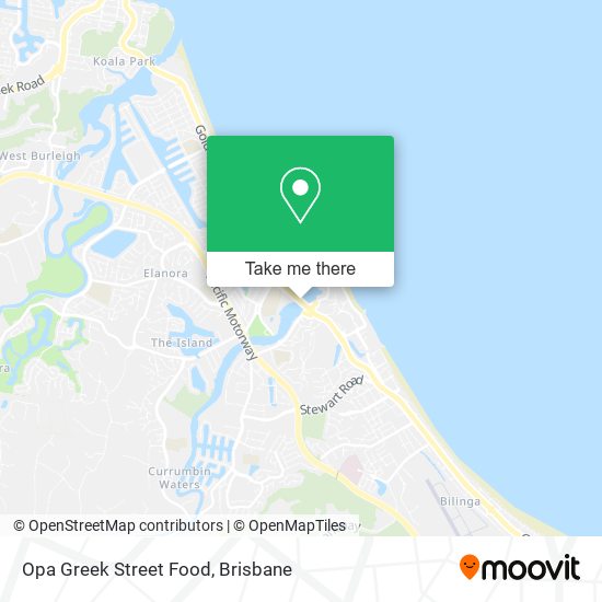 Opa Greek Street Food map