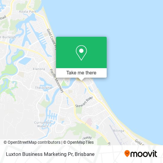 Luxton Business Marketing Pr map