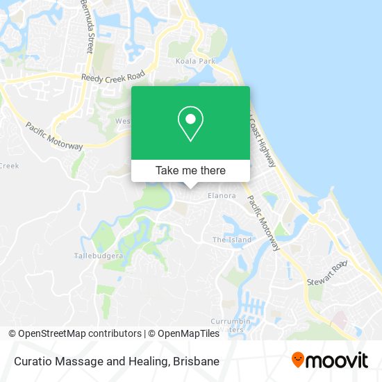 Curatio Massage and Healing map