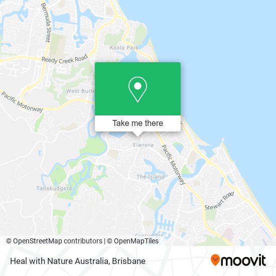 Mapa Heal with Nature Australia