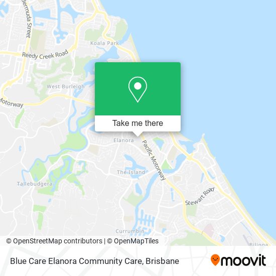 Blue Care Elanora Community Care map