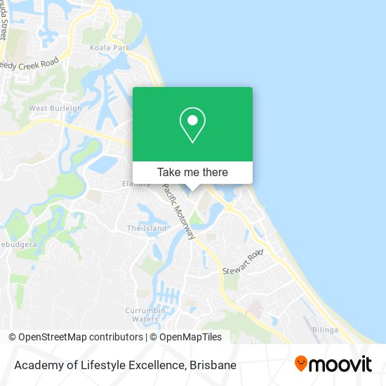 Academy of Lifestyle Excellence map